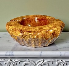 Ocker Alabaster Aschenbecher