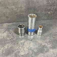 3 Stück   Garant Nuß Nuss Steckschlüssel Sechskant  1/2 Antrieb       #15