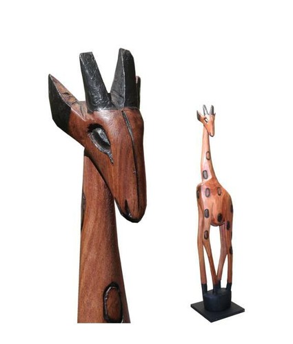 Holzgiraffe aus afrika - holzgiraffe,
