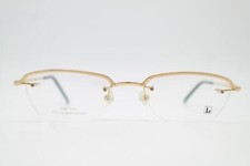 Vintage Brille Legorje LE-352 TITAN Gold Halbrand Brillengestell eyeglasses