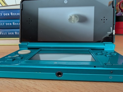 Nintendo 3ds aqua blau mit - nintendo,
