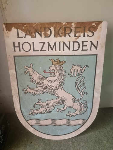 Altes landkreisschild - altes,