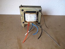 Netz-Trafo Transformator für Selbstbau-Röhren-Verstärker 235V 100mA und 6,3V 3A
