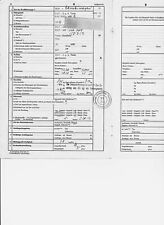 FIAT NSU/FIAT Multipla Kfz Brief 1956 Pappbrief Oldtimer dito 1957