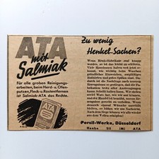 1942 ATA Persil-Werke Henkel, Werbeanzeige Werbung Reklame