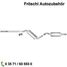 Komplette Auspuff Anlage für Audi 80 Coupe 2.0 1.8 k*