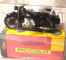 Zündapp KS 601 mit Beiwagen, Schuco Piccolo, top Zustand / OVP / Sammlungsaufl.