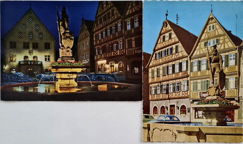 Postkarten lot bad - lot,