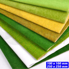 100x100mm 250x250mm Grasmatte Wiese Modellbau Landschaftsbau Layout DIY 8 Farben