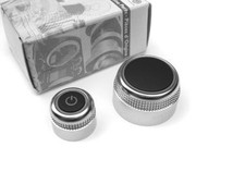 NEU Audi RNS-E Navi Chrom Drehknöpfe-Set Original Audi A3 A4 A6 TT Betätigung