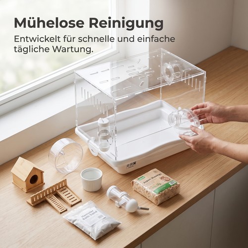 Hamsterkäfig mit zubehör - zubehör, –