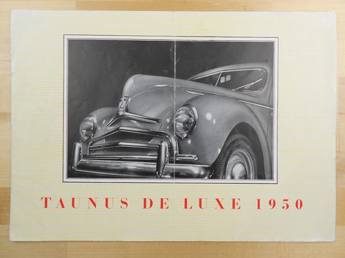 Ford taunus luxe prospekt - taunus, de