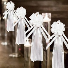 4Pcs Hochzeit PEW Bögen Weiß