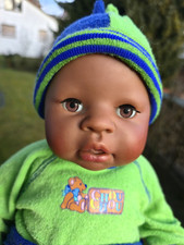 dunkle Zapf Puppe Chou Chou