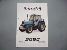 landini 9080 Traktor    Original Schlepper  Prospekt 2 Seiten