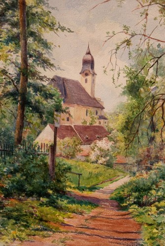 Aquarell josefa eisler - josefa, (1904