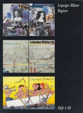 Leipziger Blätter. Register