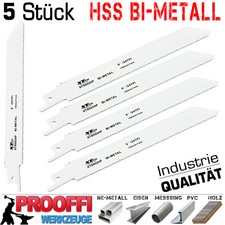 5x Profi Bi-Metall Säbelsäge