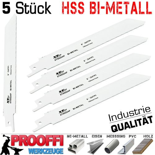Profi metall säbelsäge - 5x,
