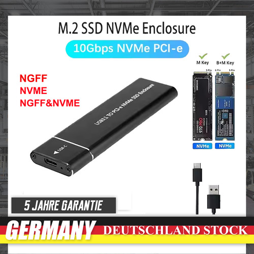 Ssd gehäuse nvme ngff - m.2,