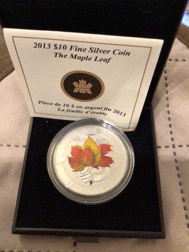 Maple leaf 2013 2oz - leaf, 999
