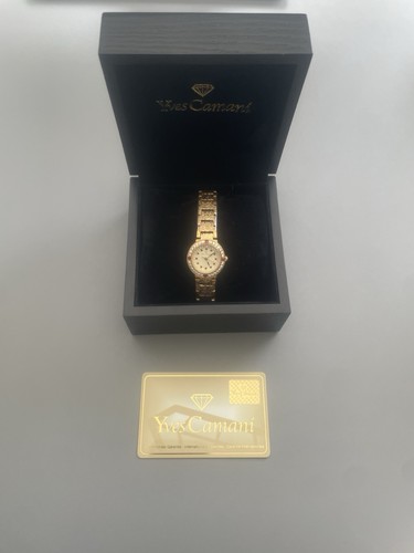 Yves camani damen uhr - yves, gold