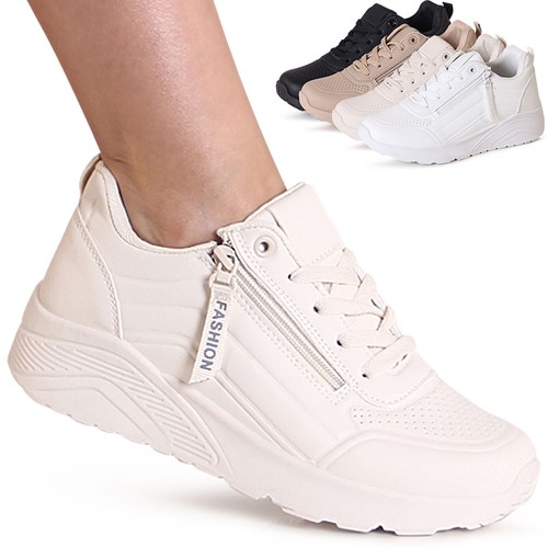 Damenschuhe plateau sneaker - plateau,
