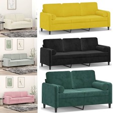 2/3-Sitzer-Sofa mit Zierkissen Liegesofa Polstersofa Sessel Relaxsofa Loungesofa