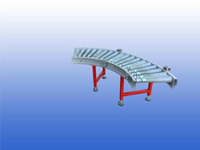 Rollenbahn-Förderband Kurve