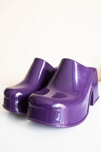 Lila mule schuhe der - mule-schuhe,