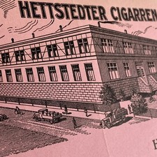 Rechnung "Hettstedter Cigarren- & Tabak-Fabrik, Nolte Nachfolger" Hettstedt 1952