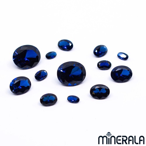 Blauer saphir korund - blauer,