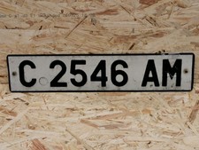 ALTES NUMMERNSCHILD BULGARIEN