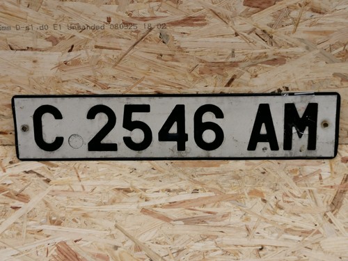 Altes nummernschild bulgarien - altes,
