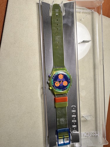 Swatch neon wave chrono 90er - wave,