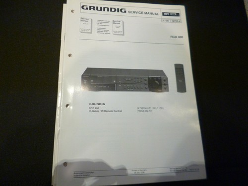 Original service manual - original,