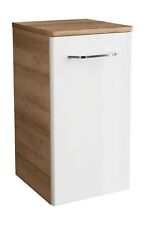 Fackelmann Badmöbel Set MILANO Badschrank Braun hell/Weiß Möbel Made in Germany