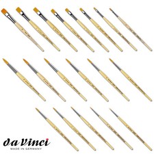 DA VINCI Synthetik Pinsel alle Größen rund flach Deutsche Qualität Auswahl neu