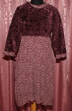 KESS MODEN ☺ Teddy Pannesamt mit Krinklelookrockteil  Kleid ☺ Gr. 128 ☺ *TOP* ☺