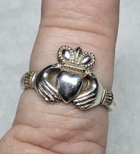 Sterling silber claddagh ring - silber,