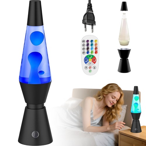 Große lavalampe 37cm rgb - große,