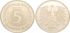 5 DM Kursmünze 1995 G