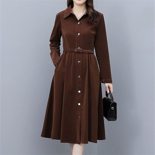 Damen vintage cord - cord, midi