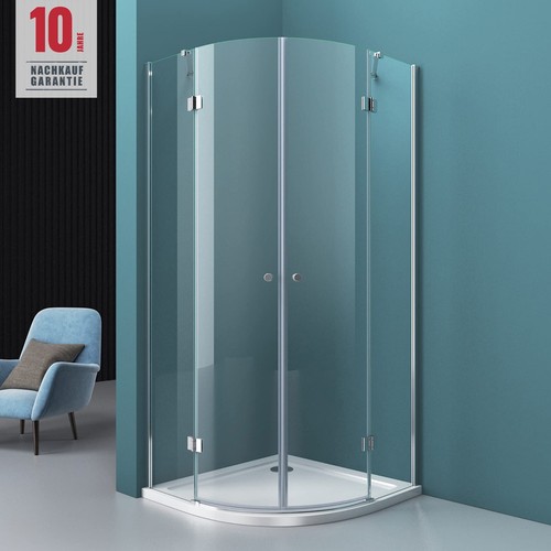 Viertelkreis duschkabine 90x90 - viertelkreis,