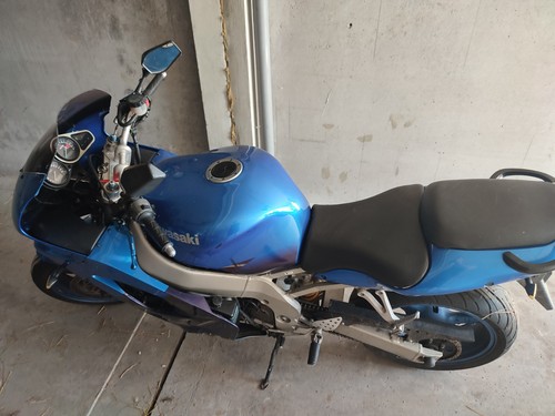 Kawasaki ninja blau - kawasaki,