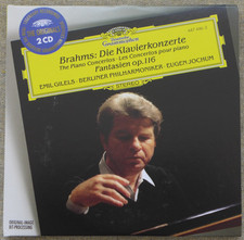 BRAHMS - DIE KLAVIERKONZERTE - EMIL GILELS, PIANO - BERLINER, JOCHUM (2 CDs)