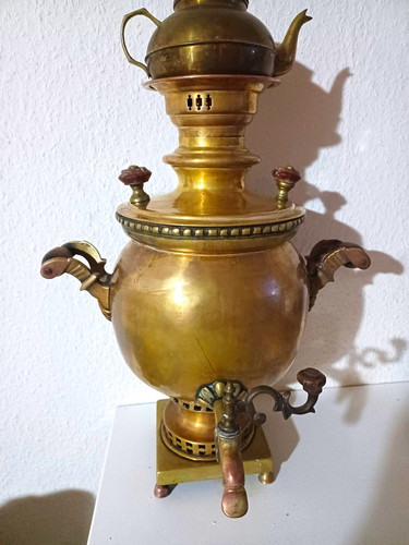 Samowar holzkohle russich - samowar,
