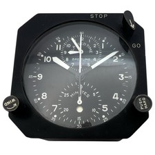 Breitling Aircraft Chronograph Cockpit Clock 8-day Swiss Made Vintage Aviation 