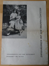 original TRIUMPH Prospekt