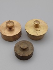 3 Messing Gewichte Balance Gr